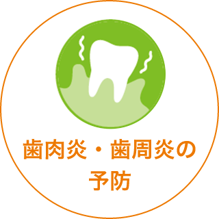 歯肉炎・歯周炎の予防